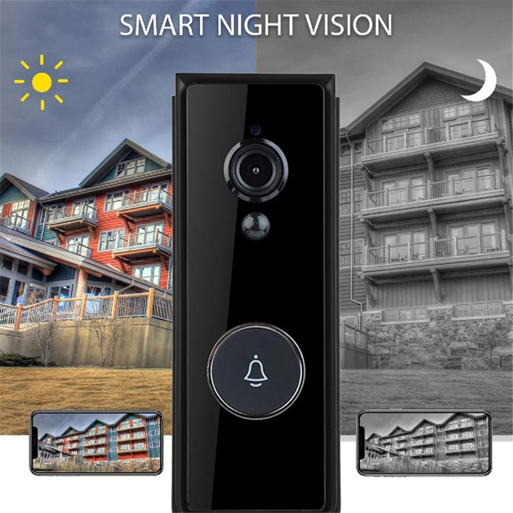 T206 Tuya Smart Cat Eye Visual Doorbell 2.4GHz WiFi Battery Powered Doorbell Support PIR Motion Detection, Day / Night Mode - 5
