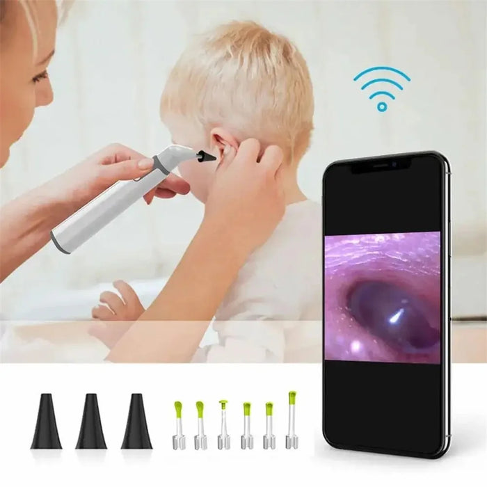 TESLONG SA39W 3.9mm WiFi Visual Otoscope Ear Endoscope Camera Ear Wax Cleaner Camera - 4