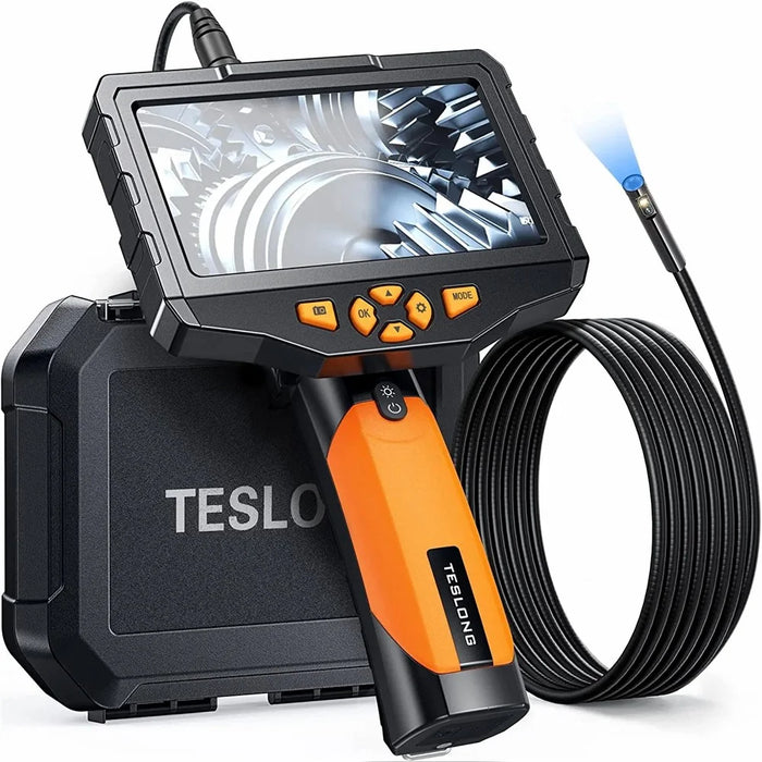 TESLONG NTS300 5.0-Inch Display 7.6mm Lens Diameter 5M Pipe Inspection Endoscope - 1