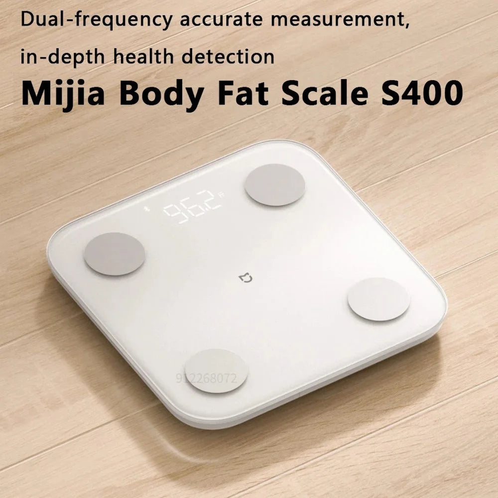 XIAOMI MIJIA S400 Accurate Body Fat Scale Bluetooth-compatible APP Monitor Digital Scale (Chinese Version) - Blue - 2