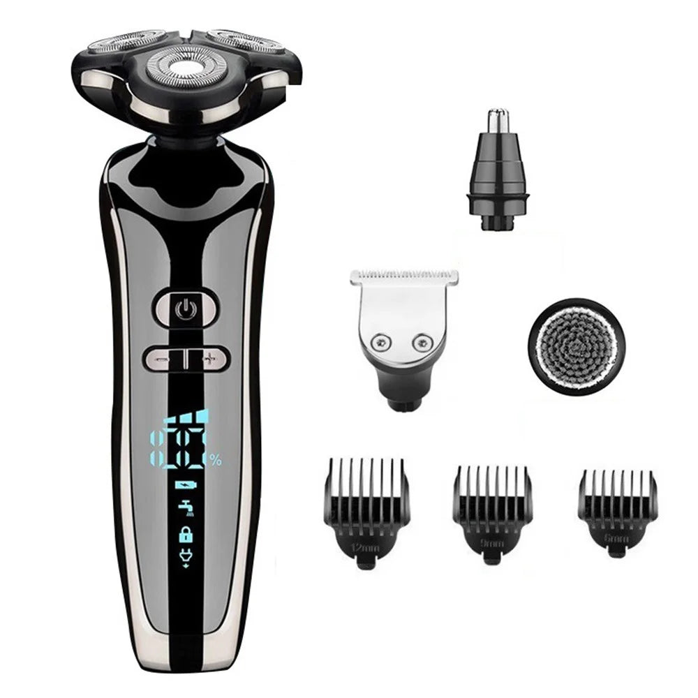 FB-507 Electric Shaver Three-Blade Nose Hair Trimmer Hair Clipper (Standard Set) - 1