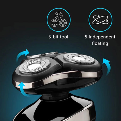 FB-507 Electric Shaver Three-Blade Nose Hair Trimmer Hair Clipper (Standard Set) - 2