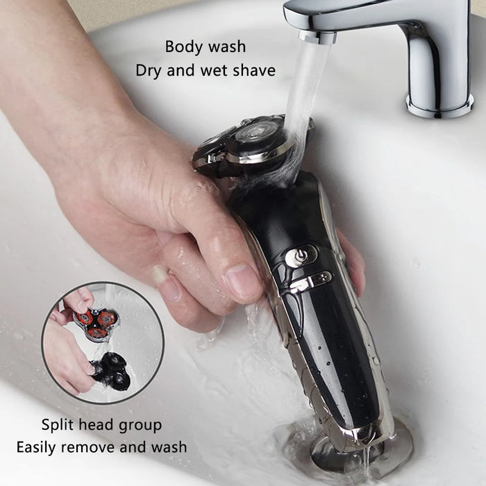 FB-507 Electric Shaver Three-Blade Nose Hair Trimmer Hair Clipper (Standard Set) - 7