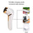 V-510 USB Rechargeable Electric Foot Callus Remover Vacuum Foot File Scraper with Digital Display - Black - 5