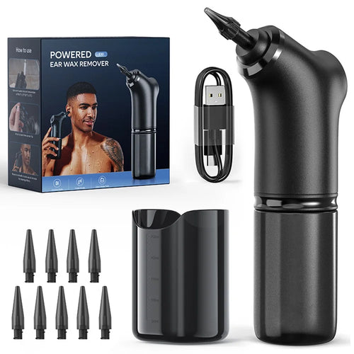 E30 4 Modes Electric Ear Cleaner Water Irrigation Ear Washer with 200ml Water Tank - 1