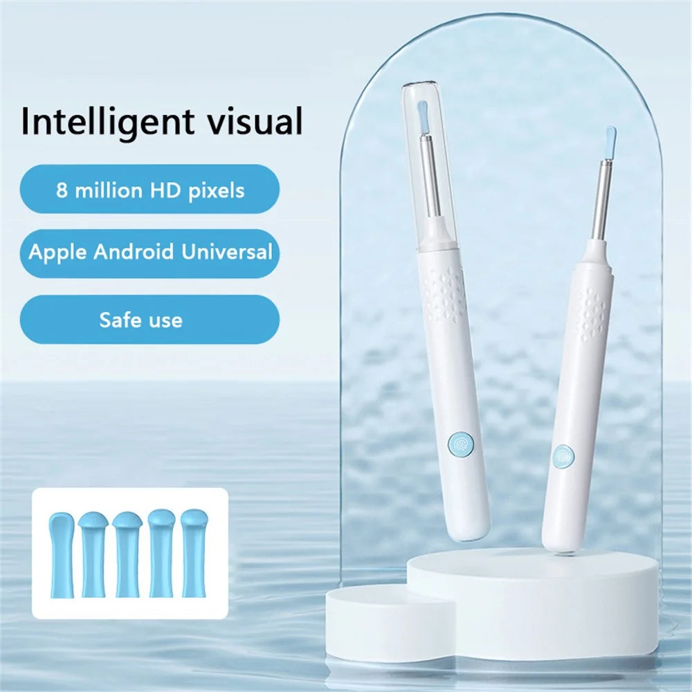 N3 PRO-B WiFi Visual Otoscope with LED Lights Earwax Remover Phone App Monitoring - 2