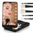 Travel Makeup Brush Set 5pcs Cosmetic Brushes Kit Gift with Rechargeable LED Light Mirror - Black - 2