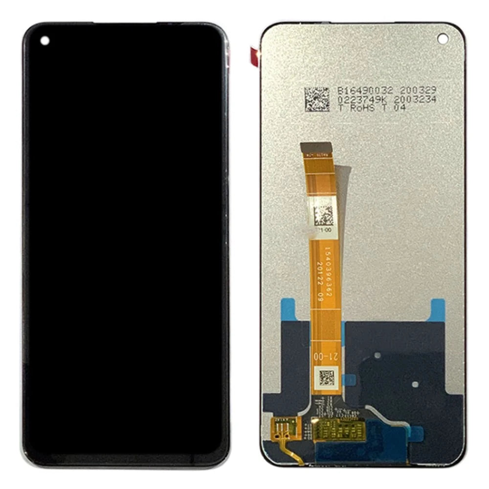OEM LCD Screen and Digitizer Assembly Replacement Part (without Logo) for Realme 6 / 6i (India) / 6s /  Narzo 20 Pro - Black - 1