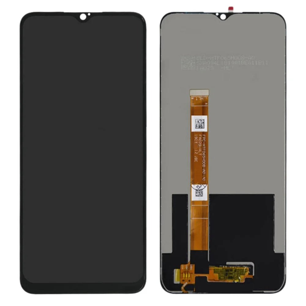 LCD Screen and Digitizer Assembly Repair Part for Realme 5s / Realme 5i - Black - 1