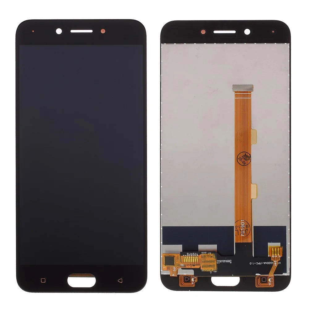 LCD Screen and Digitizer Assembly Part for OPPO A77 - Black - 1