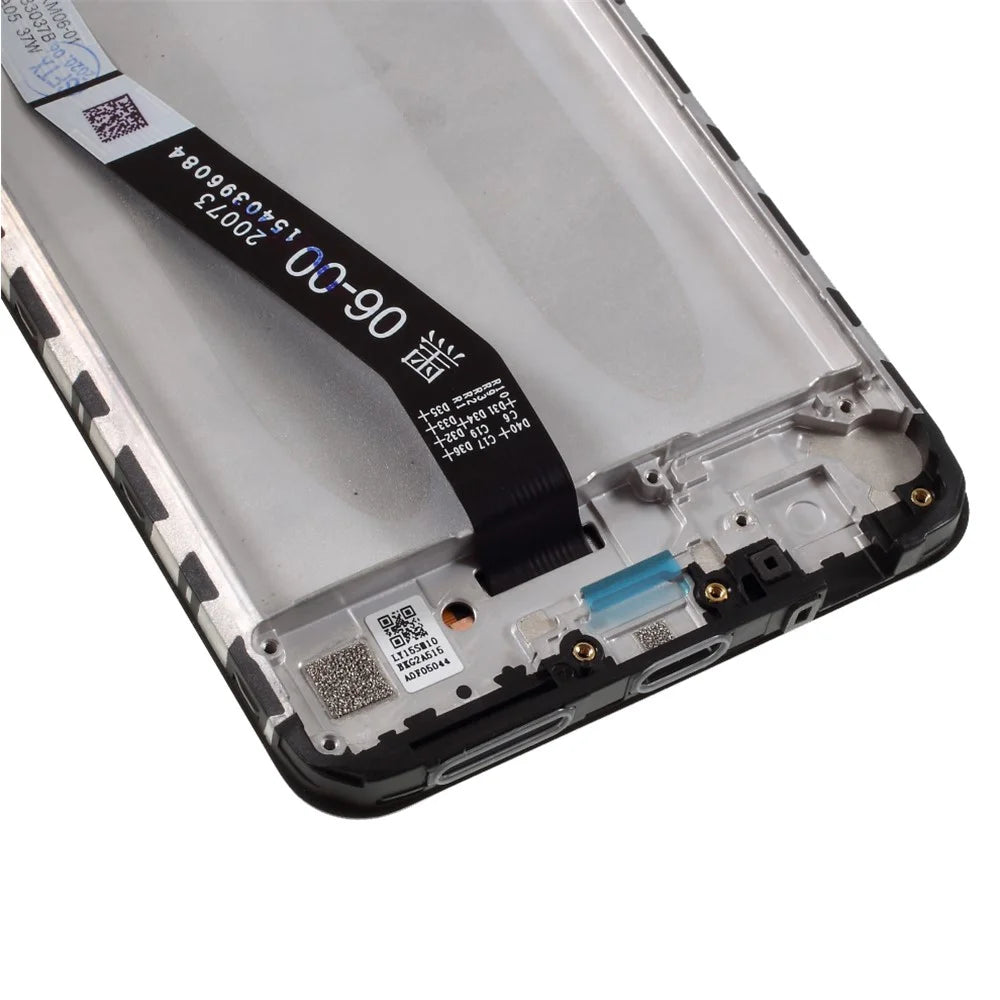LCD Screen and Digitizer Assembly + Frame Part (without Logo) for Xiaomi Redmi Note 9/Redmi 10X 4G - Black - 3