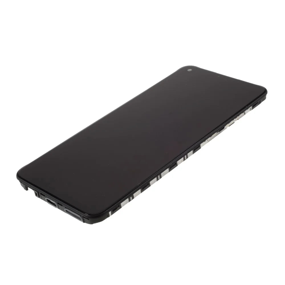LCD Screen and Digitizer Assembly + Frame Part (without Logo) for Xiaomi Redmi Note 9/Redmi 10X 4G - Black - 5