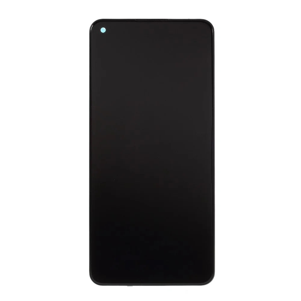 LCD Screen and Digitizer Assembly + Frame Part (without Logo) for Xiaomi Redmi Note 9/Redmi 10X 4G - Black - 6