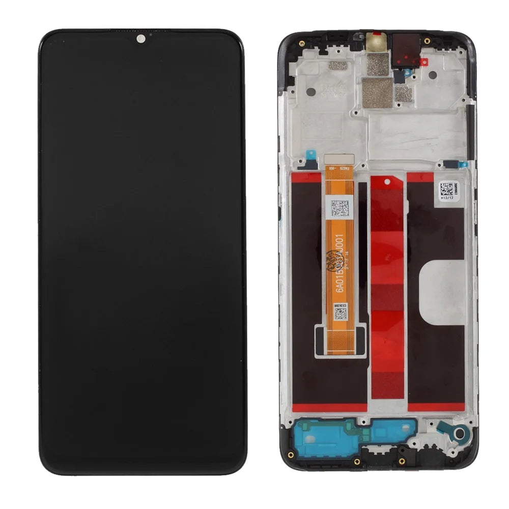 OEM LCD Screen and Digitizer Assembly + Frame Part for OPPO A9 (2020)/A11X - 1