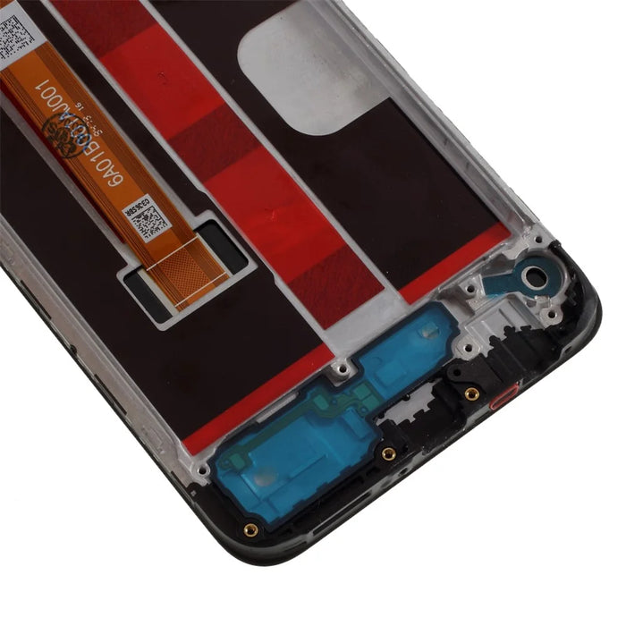 OEM LCD Screen and Digitizer Assembly + Frame Part for OPPO A9 (2020)/A11X - 3