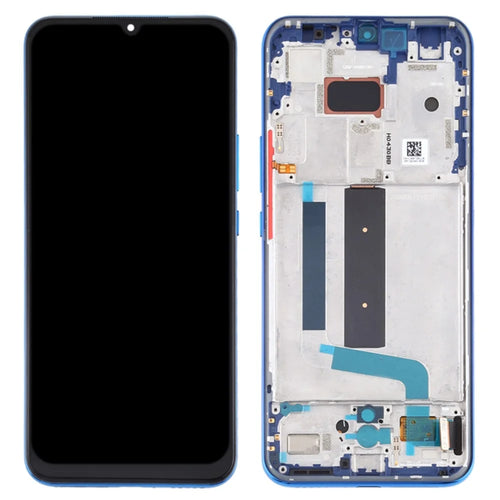 OLED Screen and Digitizer Assembly + Frame Part for Xiaomi Mi 10 Lite 5G - Blue - 1