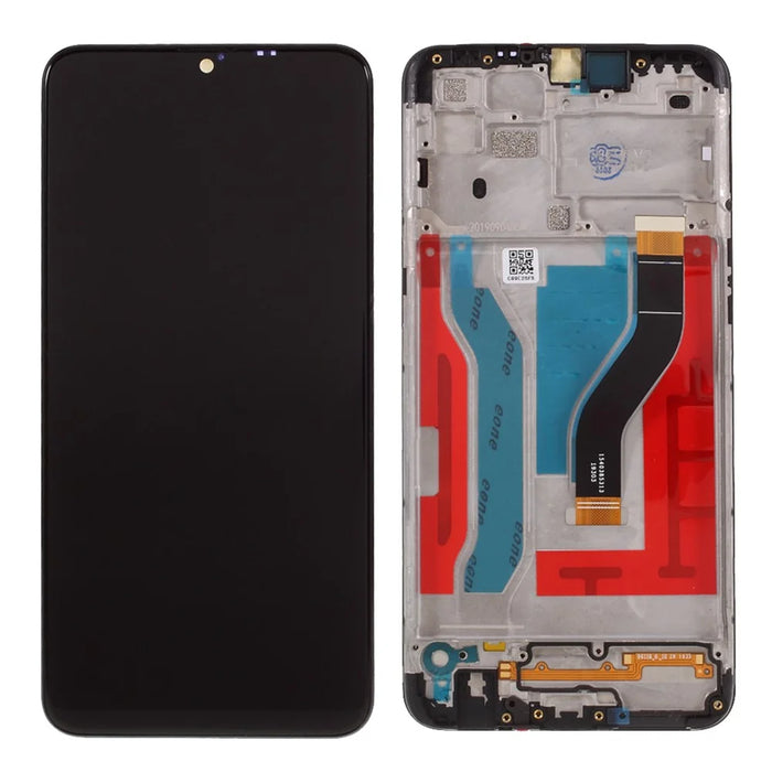 Assembly LCD Screen and Digitizer Assembly + Frame (Without LOGO) for Samsung Galaxy A10s SM-A107F - Black - 1