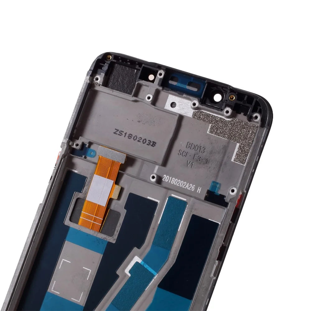 Assembly LCD Screen and Digitizer Assembly + Frame Replacement for Oppo A83 - Black - 2