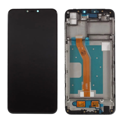 Assembly LCD Screen and Digitizer + Assembly Frame Replacement Part for vivo Y83 4G - Black - 1