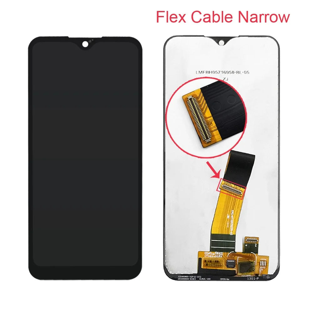 LCD Screen and Digitizer Assembly Part (Flex Cable Narrow) for Samsung Galaxy A01 A015 - 2
