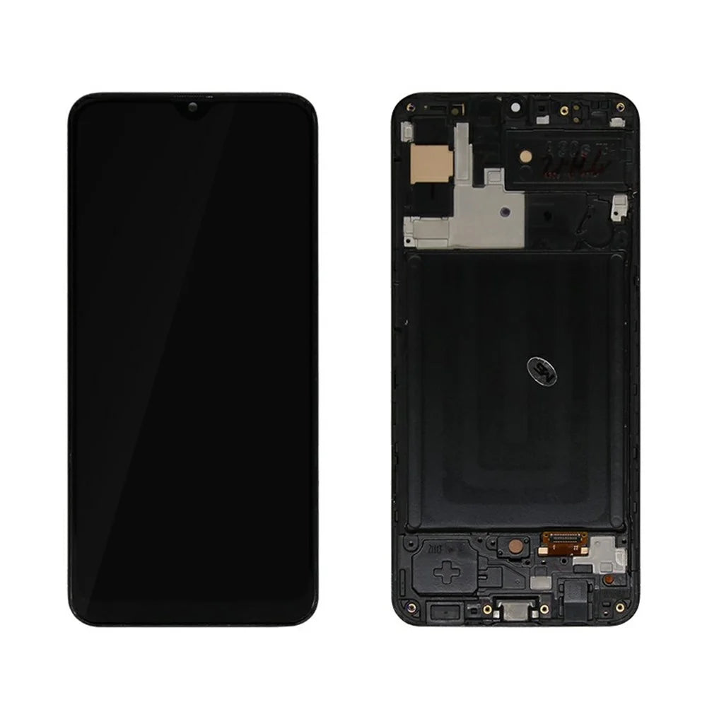 LCD Screen and Digitizer Assembly + Frame Replacement (OLED Version) (without Logo) for Samsung Galaxy A30s SM-A307 - 1