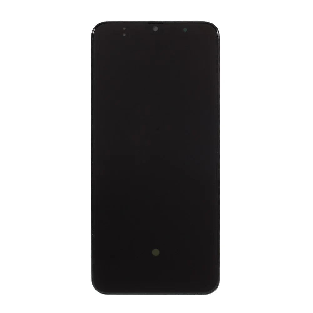 Grade C OLED Screen and Digitizer Assembly + Frame (without Logo) for Samsung Galaxy A50 SM-A505 - Black - 6