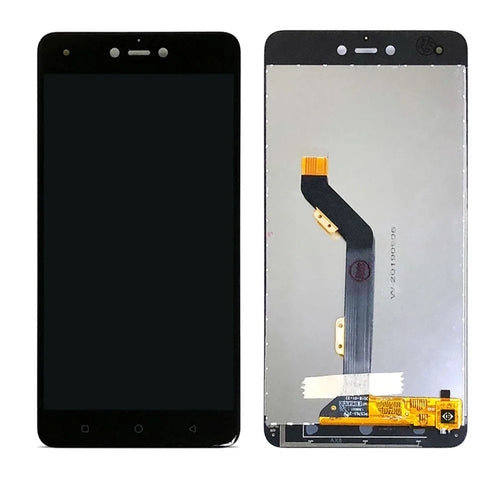 LCD Screen and Digitizer Assembly Repair Part (Without LOGO) for TECNO Phantom 8 AX8 - Black - 1