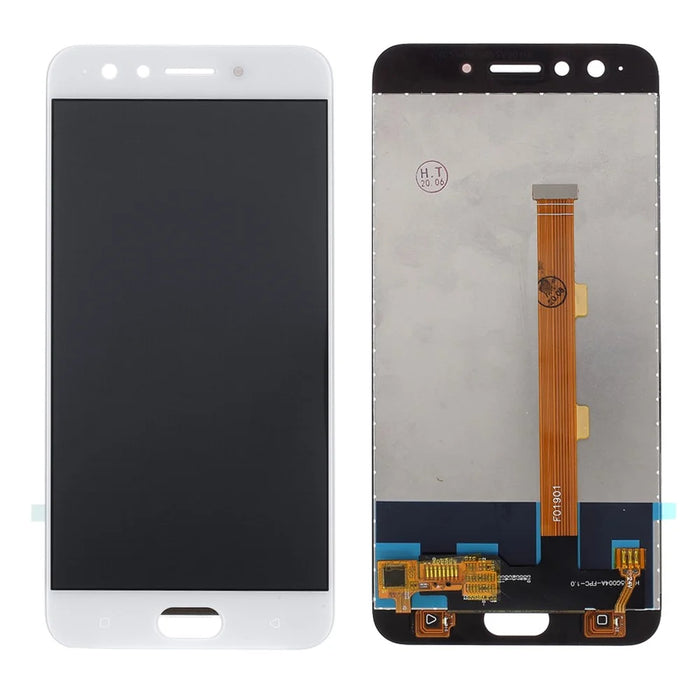 LCD Screen and Digitizer Assembly Part for OPPO F3 - White - 1