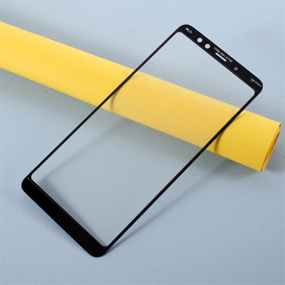 Screen Glass Lens + OCA Adhesive Repair Part for Samsung Galaxy A8+ (2018) - 5
