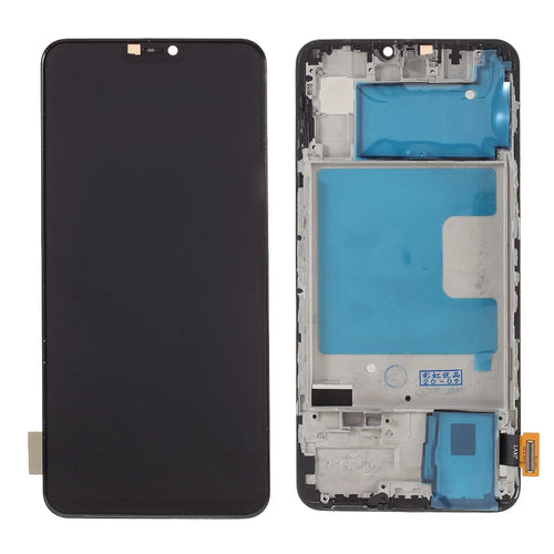 For Vivo X21 LCD Screen and Digitizer Assembly with Frame Replacement Part (In-cell Craft) - Black - 1