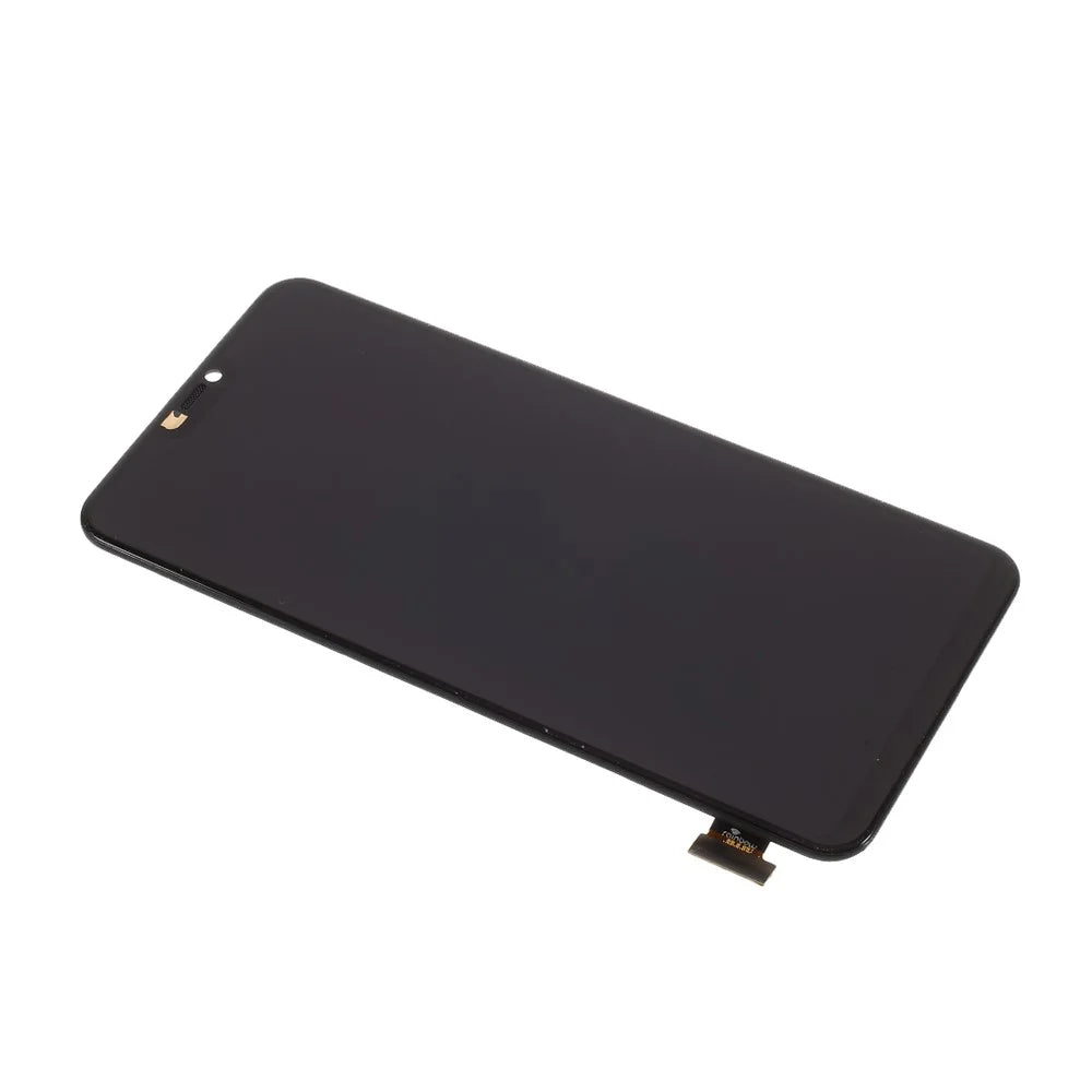 For Vivo X21 LCD Screen and Digitizer Assembly with Frame Replacement Part (In-cell Craft) - Black - 2