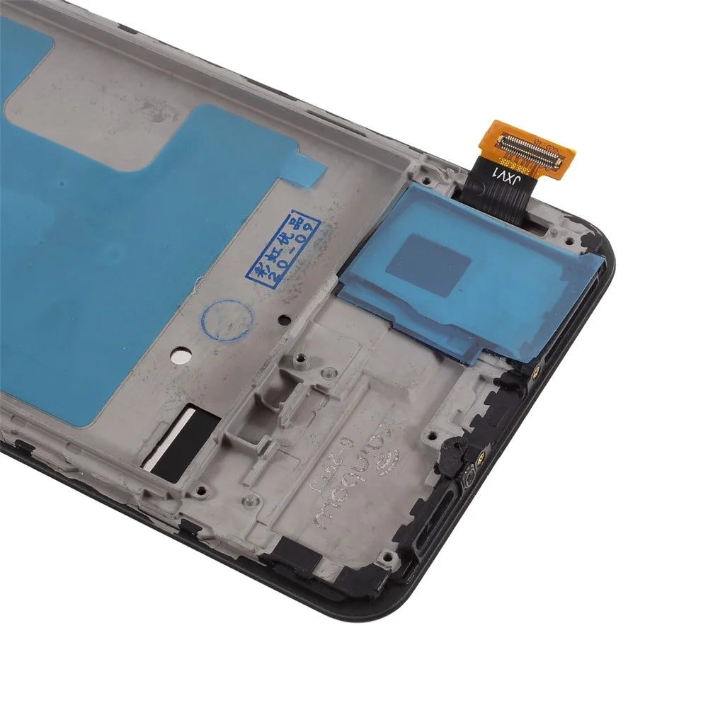 For Vivo X21 LCD Screen and Digitizer Assembly with Frame Replacement Part (In-cell Craft) - Black - 4