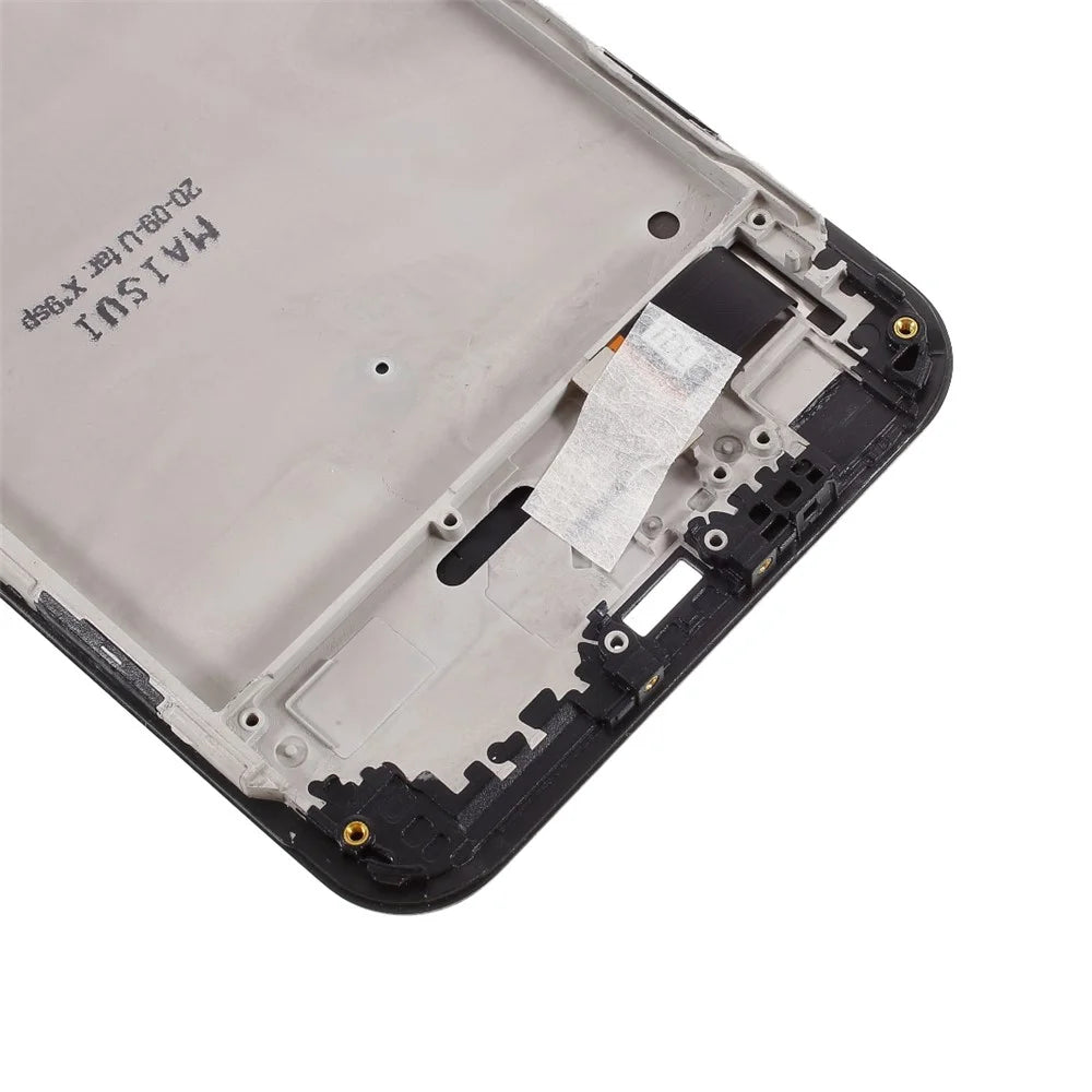 For Vivo X9s Plus LCD Screen and Digitizer Assembly with Frame Repair Part (In-cell Craft) - Black - 4