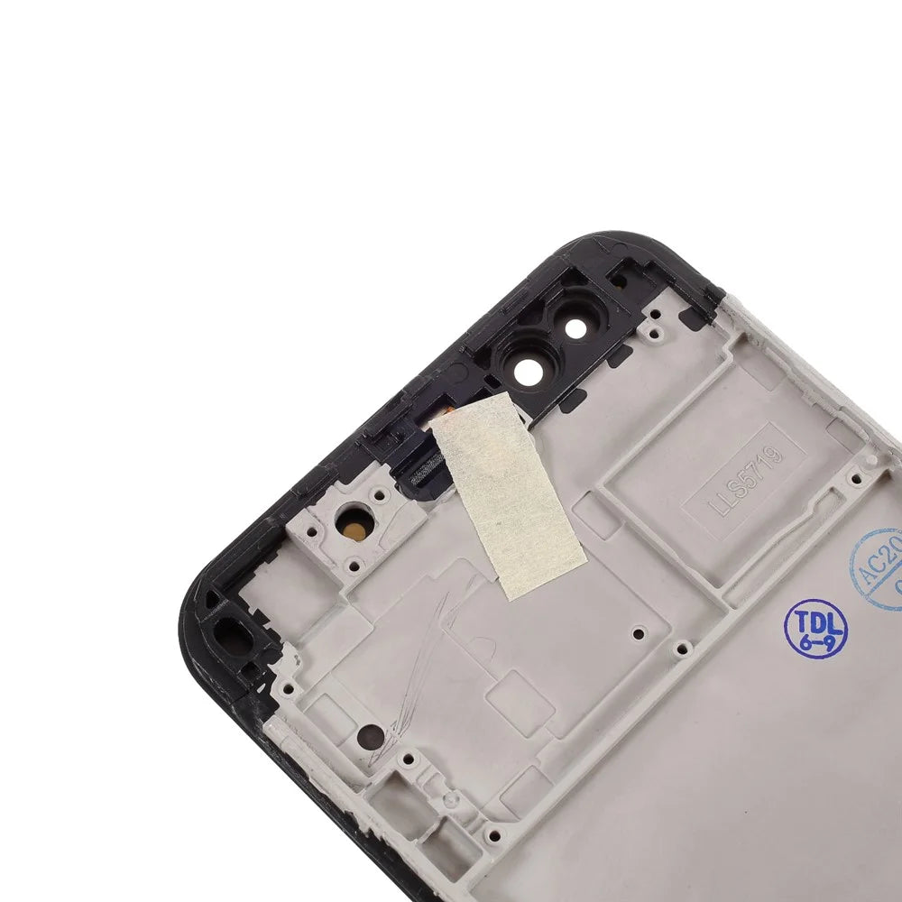 For Vivo X9s Plus LCD Screen and Digitizer Assembly with Frame Repair Part (In-cell Craft) - Black - 5