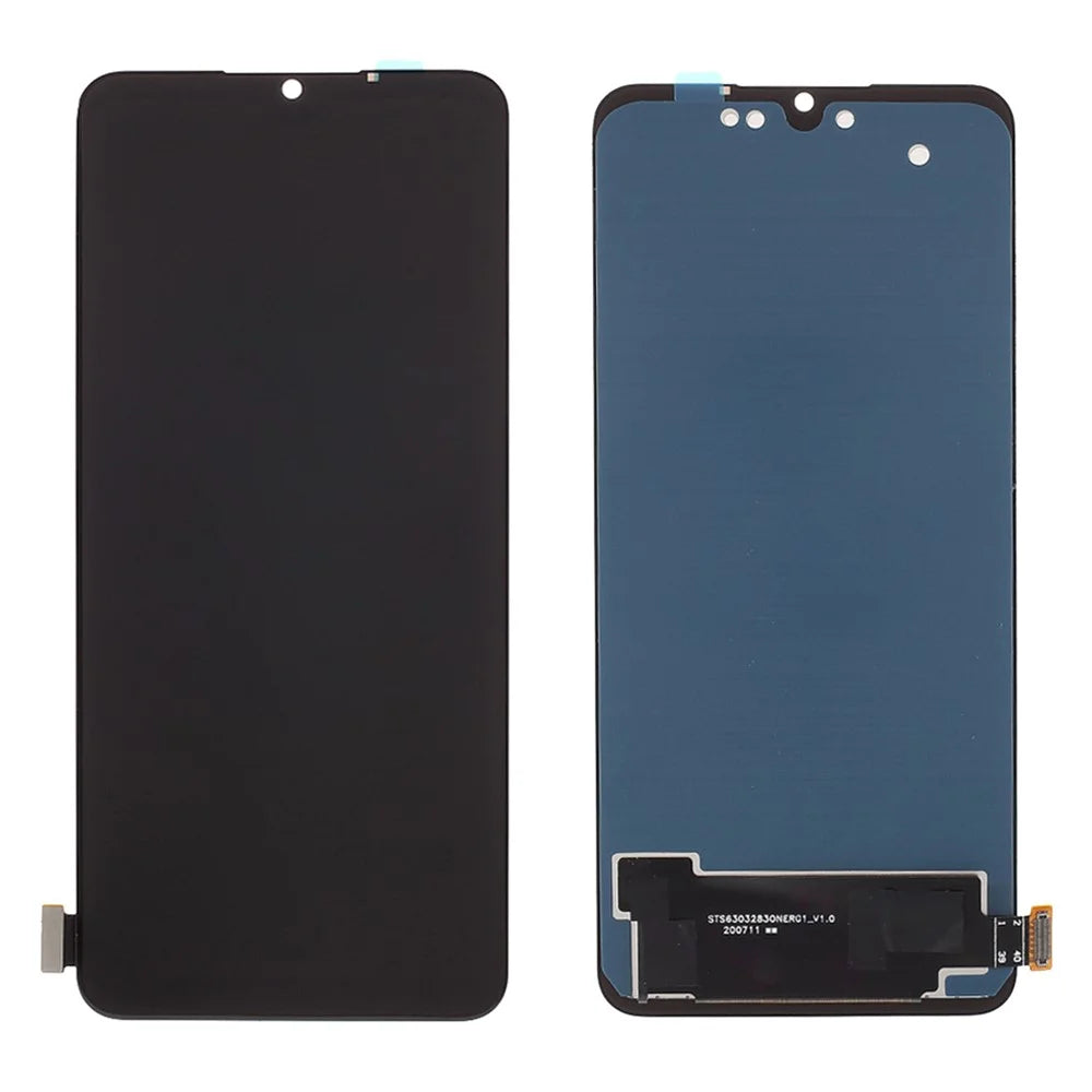 LCD Screen and Digitizer Assembly Part (TFT Version) for OPPO Reno3 / A91 / F15 / Find X2 Lite / F17 / A73 4G - Black - 1