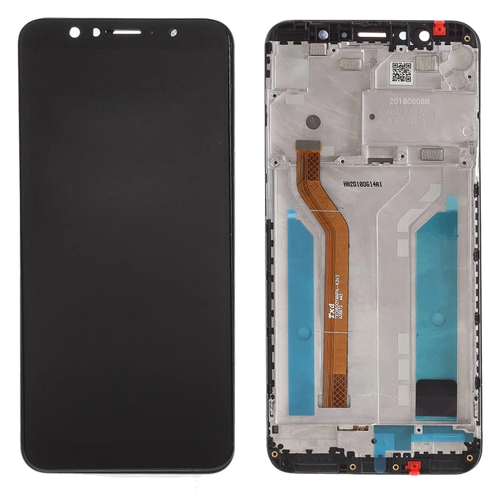 Grade B LCD Screen and Digitizer Assembly + Frame (without Logo) for Asus Zenfone Max Pro (M1) ZB601KL/ZB602KL - Black - 1