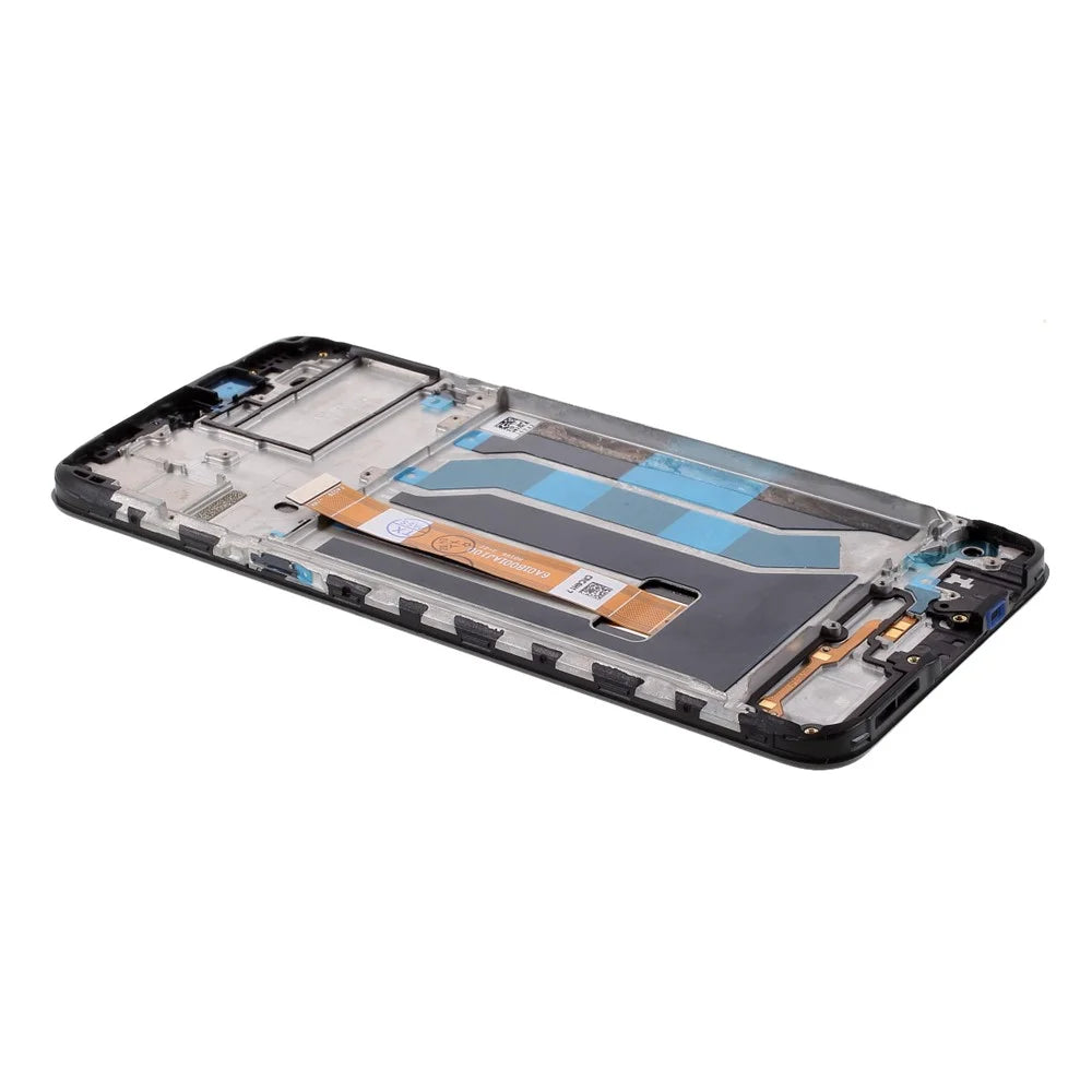 OEM LCD Screen and Digitizer Assembly + Frame Replacement Part for Realme 5 - Black - 3