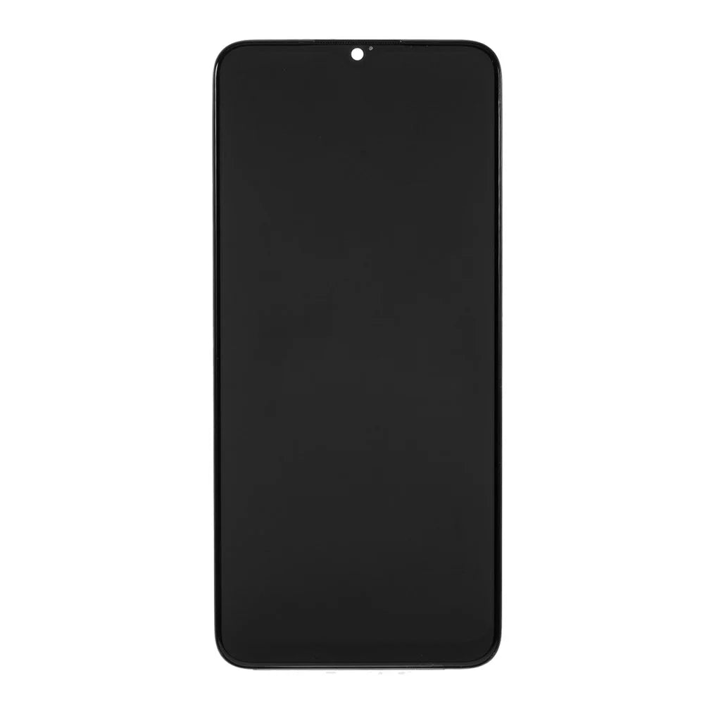 OEM LCD Screen and Digitizer Assembly + Frame Replacement Part for Realme 5 - Black - 6