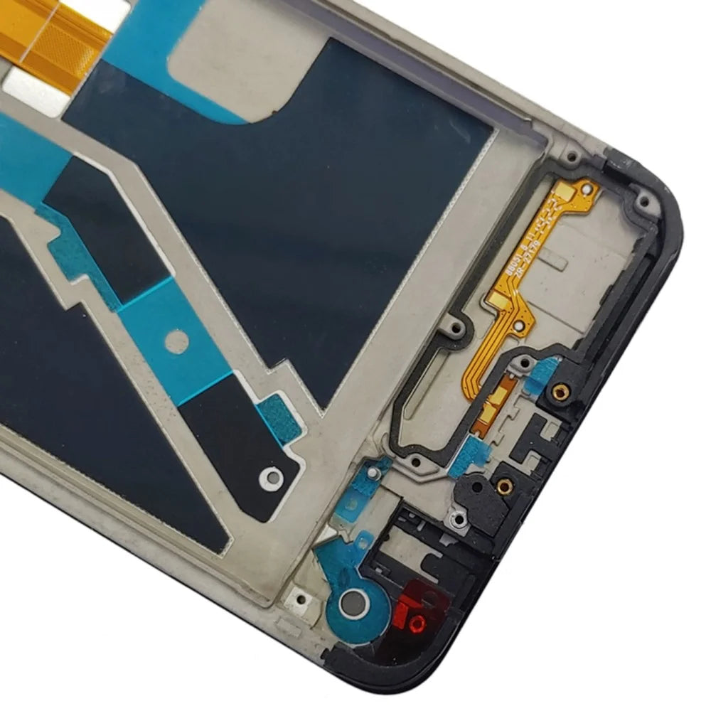 LCD Screen and Digitizer Assembly + Frame Replacement Part for Realme C1 - Black - 5
