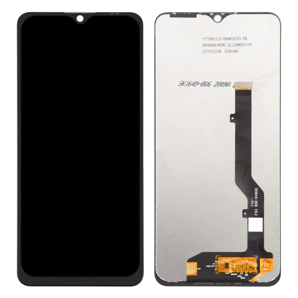 OEM LCD Screen and Digitizer Assembly Replacement for ZTE Blade 20 Smart V1050 - Black - 1