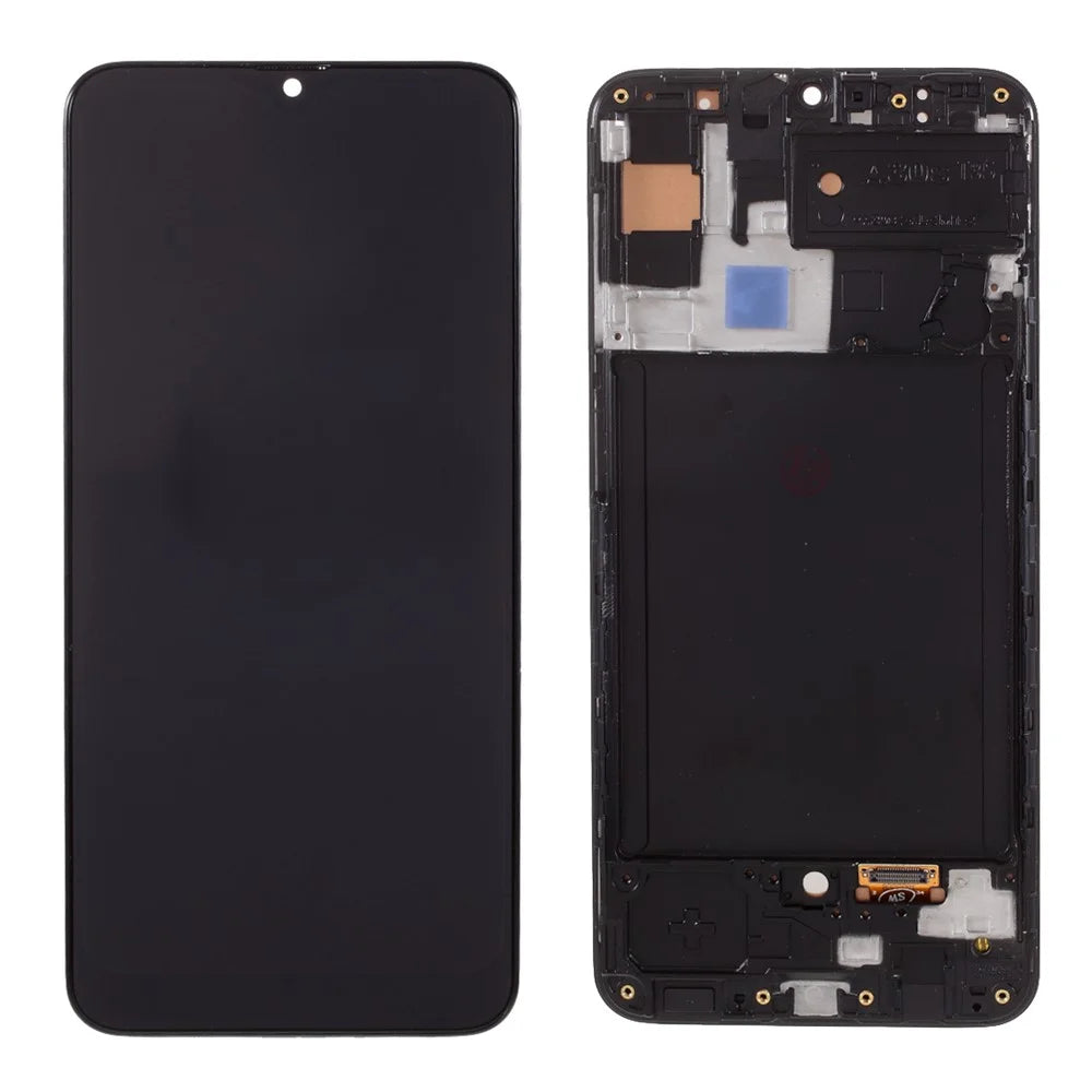 LCD Screen and Digitizer Assembly + Frame Replacement (Without Logo) (TFT Edition, without Fingerprint Function) for Samsung Galaxy A30s SM-A307 - Black - 3
