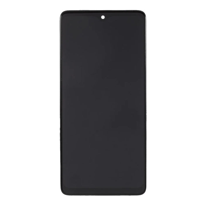 LCD Screen and Digitizer Assembly + Frame (Without Logo) (TFT Edition, without Fingerprint Function) for Samsung Galaxy A71 4G SM-A715 - Black - 6