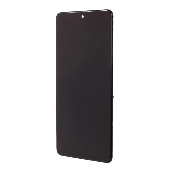 LCD Screen and Digitizer Assembly + Frame (Without Logo) (TFT Edition, without Fingerprint Function) for Samsung Galaxy A71 4G SM-A715 - Black - 7