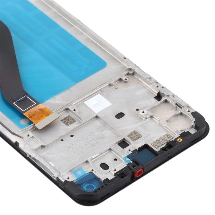 LCD Screen and Digitizer Assembly + Frame Replacement (without Logo) for Samsung Galaxy A21 SM-A215 - Black - 2