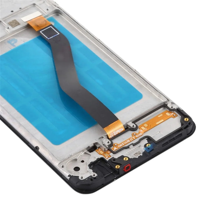 LCD Screen and Digitizer Assembly + Frame Replacement (without Logo) for Samsung Galaxy A21 SM-A215 - Black - 3