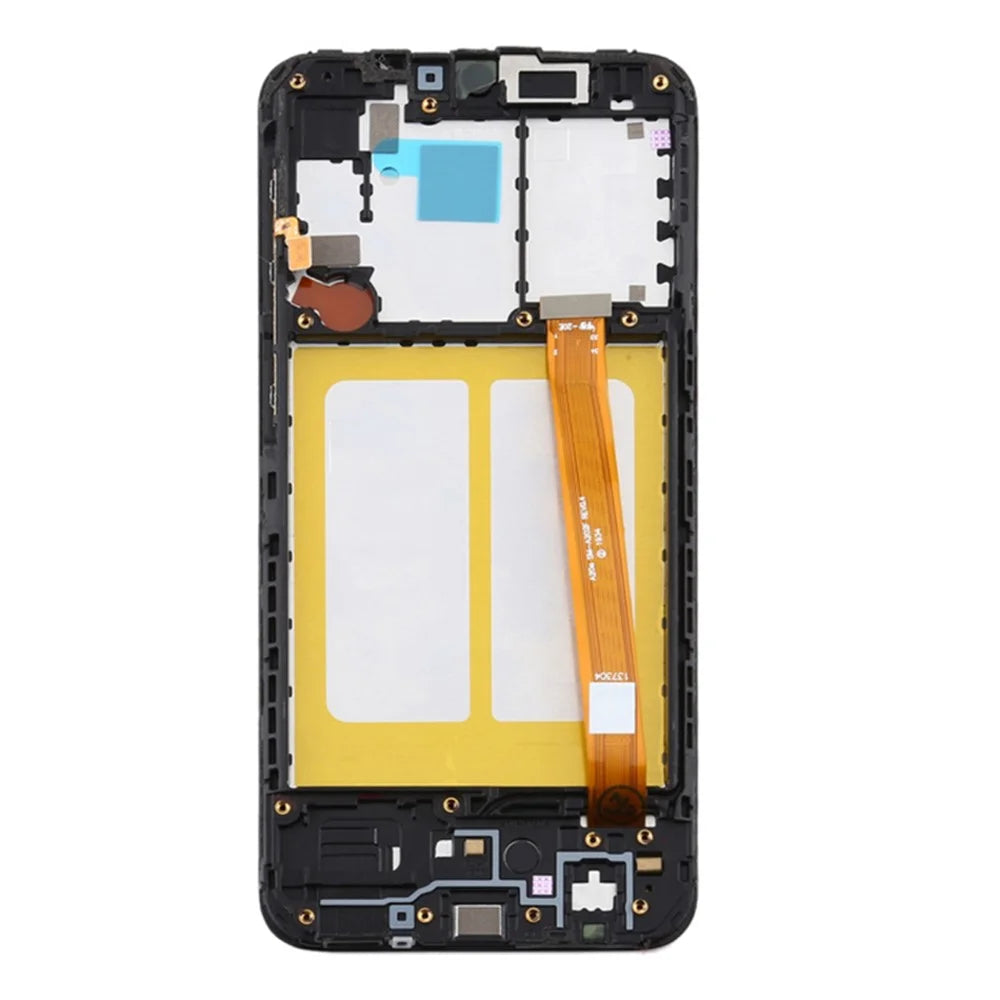 Grade C LCD Screen and Digitizer Assembly + Frame Replacement Part (without Logo) for Samsung Galaxy A20e SM-A202 - Black - 3