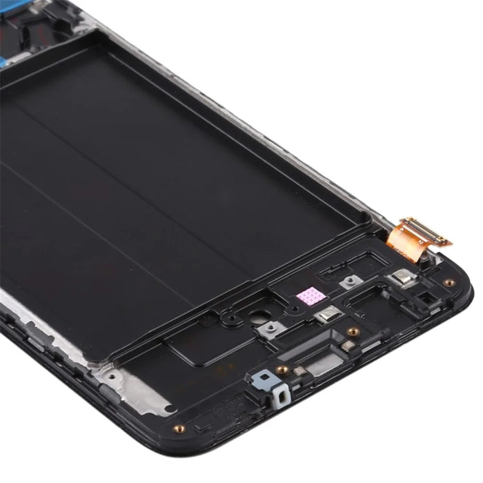 LCD Screen and Digitizer Assembly + Frame (Without Logo) (TFT Edition, without Fingerprint Function) for Samsung Galaxy A70 SM-A705 - Black - 3