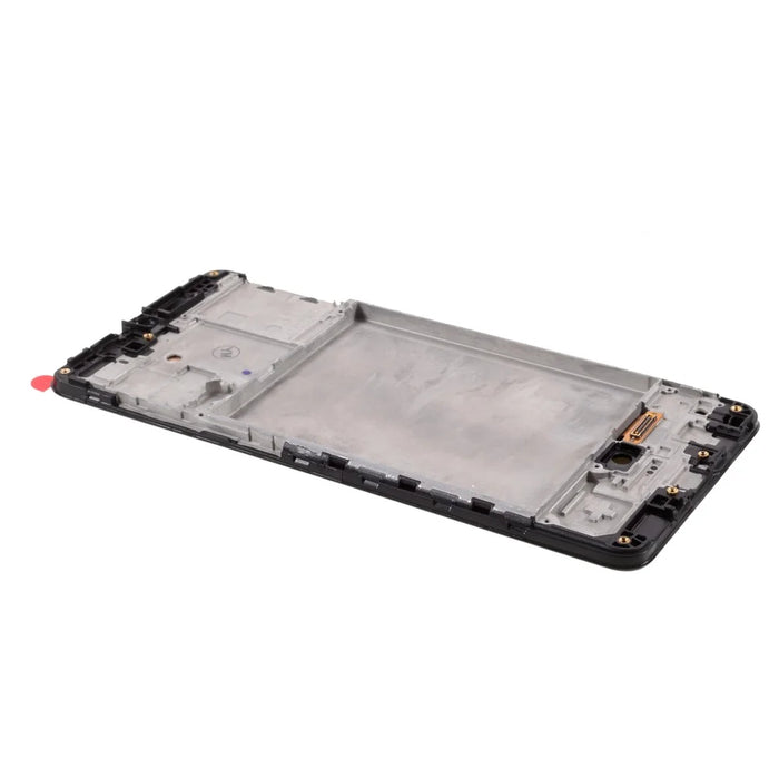 OLED Screen and Digitizer Assembly + Frame Replacement Part (Without LOGO) for Samsung Galaxy A31 SM-A315 - Black - 4