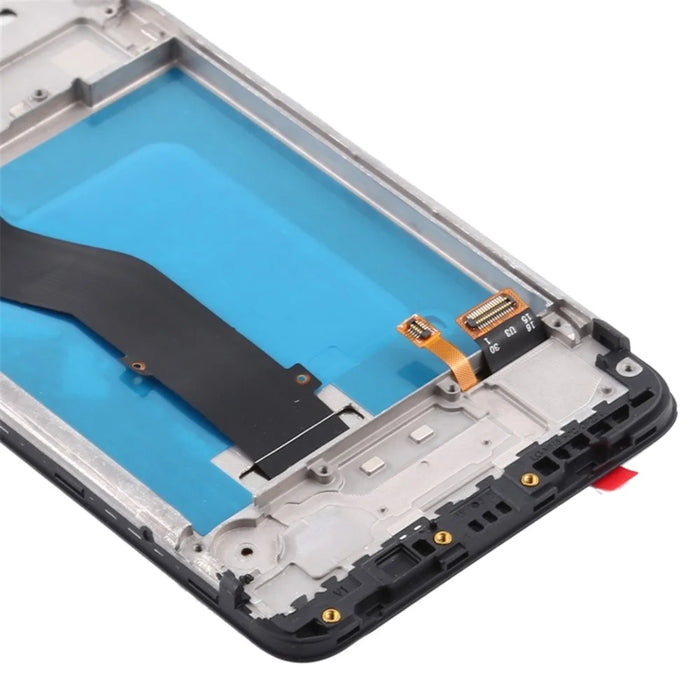 OEM LCD Screen Display Digitizer Assembly with Frame (Without Logo) for LG K20 (2019) LM-X120EMW, LMX120EMW, LM-X120 - Black - 3