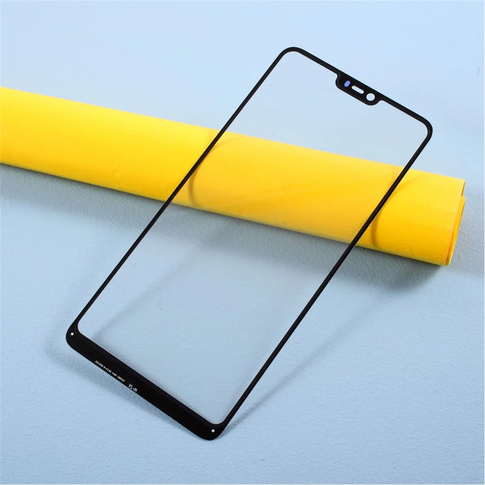 Screen Glass Lens + OCA Adhesive Replace Part for OPPO A3 2018 PADM00 CPH1837 - Black - 2